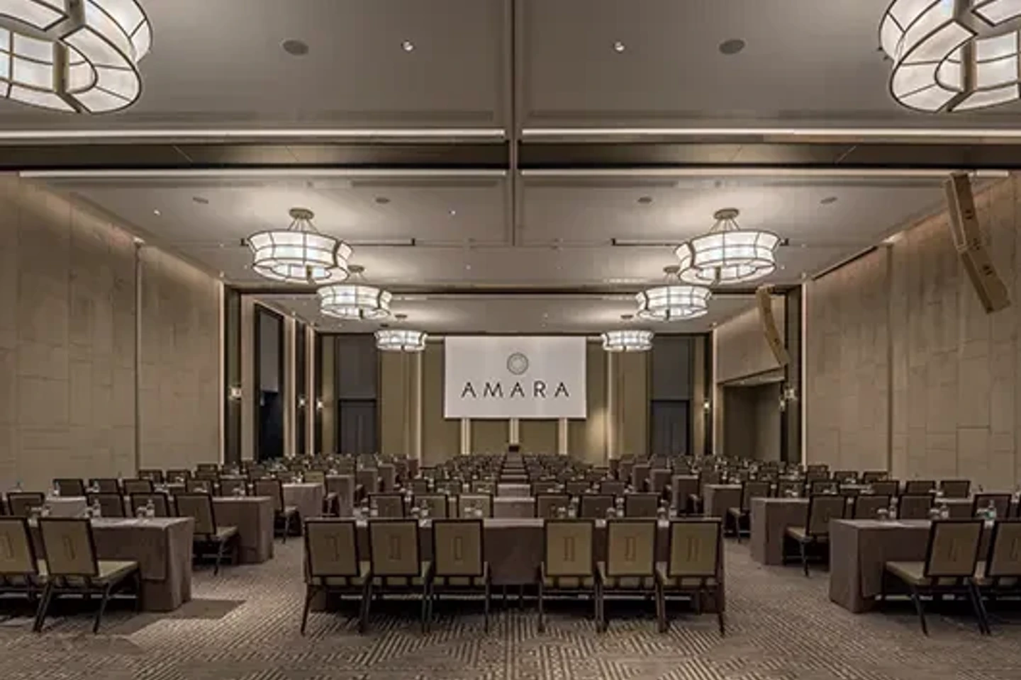 Ballroom Classroom Set Up for Conferences and Events at Amara, Limassol